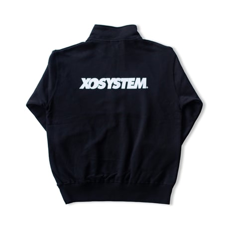 XOSYSTEM｜XO OG LOGO HALF ZIP SWEAT
