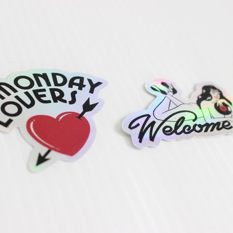 LINX｜LINX MONDAY LOVERS STICKER SET / HEART and ARROW & Welcome to