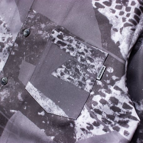 XOSYSTEM｜XO OPEN COLLAR SHIRT / DENPA PHANTOM CAMO GRAY SCALE