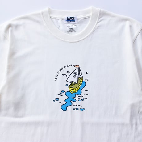 LINX｜LINX × MODAN -GOOD THINGS COMING- TEE / IVORY