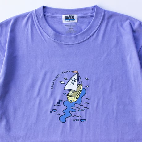 LINX｜LINX × MODAN -GOOD THINGS COMING- TEE / DUSTY BLUE