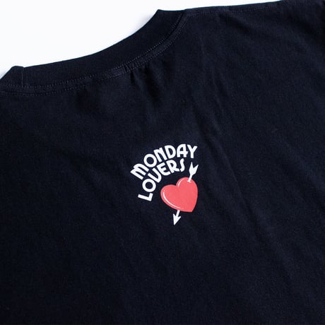 LINX｜LINX × HAND SIGN PAINTERS "Welcome to MONDAY LOVERS" L/S TEE｜BLACK