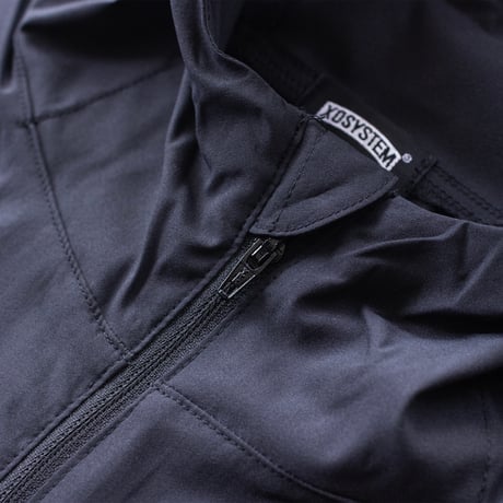 XOSYSTEM｜XO OG LOGO ZIP HOODIE / BLACK