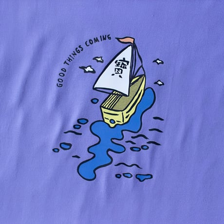 LINX｜LINX × MODAN -GOOD THINGS COMING- TEE / DUSTY BLUE