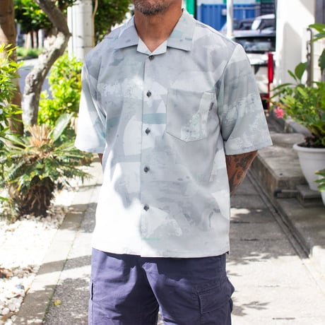 XOSYSTEM｜XO OPEN COLLAR SHIRT / DENPA ALPINE No.1(KUJIRA)