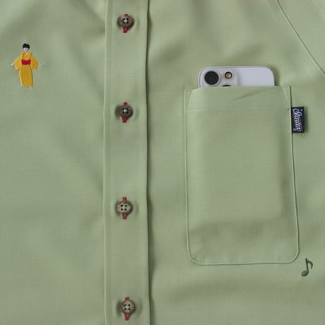 ST-268｜STARTEX｜MEN'S KARIYUSHI WEAR｜YTA-RAGLAN-/LIGHT GREEN