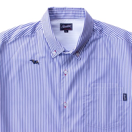ST-296｜STARTEX｜KARIYUSHI WEAR｜STAR BAT-STANDARD-/ WHITE LONDON STRIPE