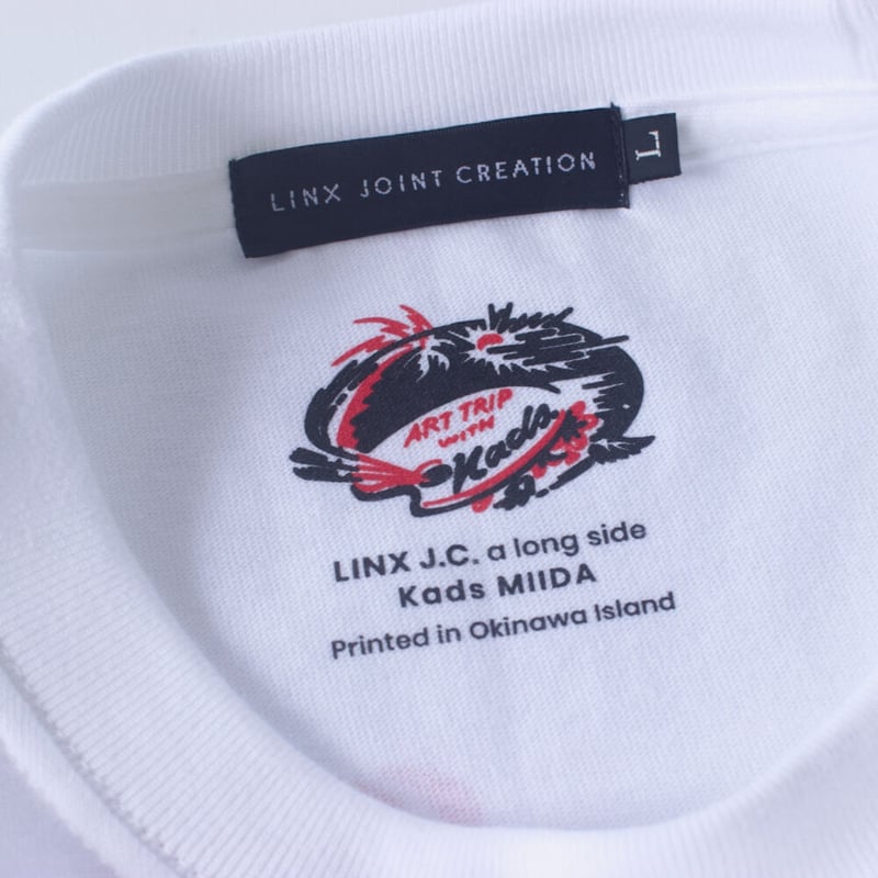 LINX｜LINX × Kads MIIDA-HANAGASA L/S TEE / WHITE