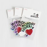 LINX｜LINX MONDAY LOVERS STICKER SET / HEART and ARROW & Welcome to