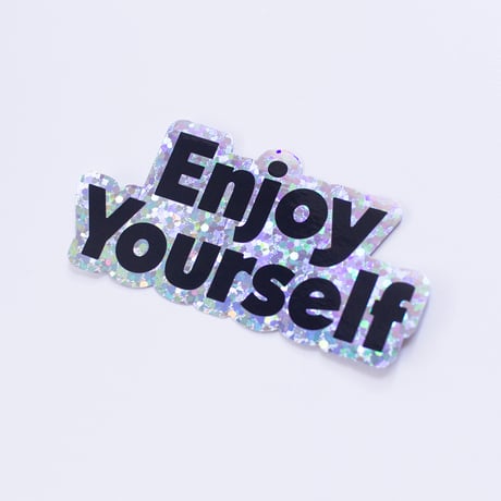 LINX｜LINX ENJOY YOURSELF STICKER / HOLOGRAM GLITTER