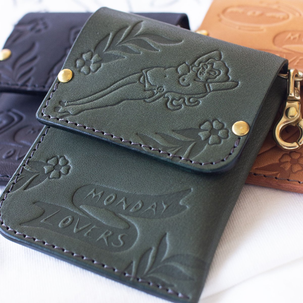 boab leather works a.o.p グラインドロッジ財布