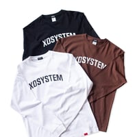 XOSYSTEM｜XO ARCH LOGO 6.5oz L/S TEE
