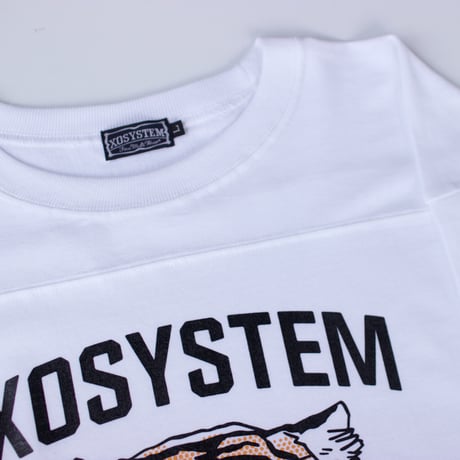 XOSYSTEM｜XO MD TIGER F/B TEE ｜WHITE