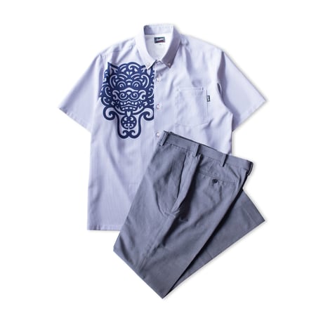 ST-292｜STARTEX｜KARIYUSHI WEAR｜SHISER V2 -STANDARD- / NAVY PRINT
