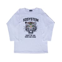 XOSYSTEM｜XO MD TIGER F/B TEE ｜WHITE