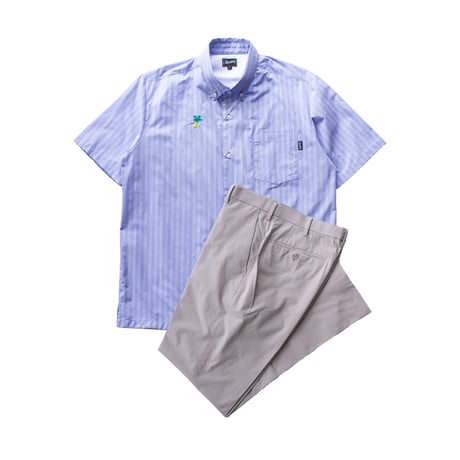 ST-301｜STARTEX｜KARIYUSHI WEAR｜PPYA-STANDARD-/ SAX MULTI STRIPE