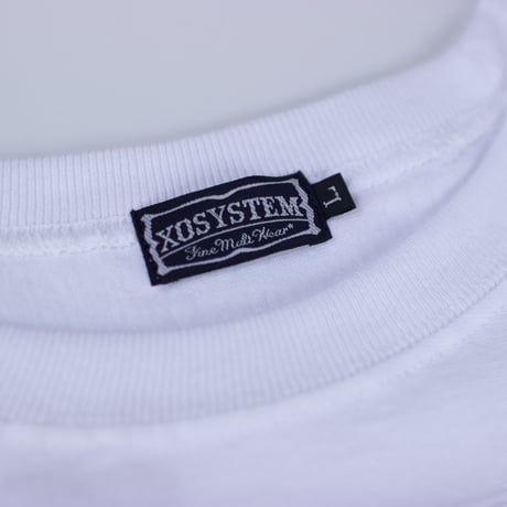 XOSYSTEM｜XO MD TIGER F/B TEE ｜WHITE