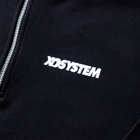 XOSYSTEM｜XO OG LOGO HALF ZIP SWEAT