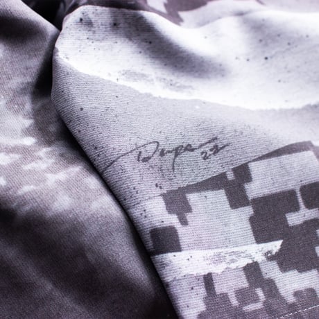 XOSYSTEM｜XO OPEN COLLAR SHIRT / DENPA PHANTOM CAMO GRAY SCALE