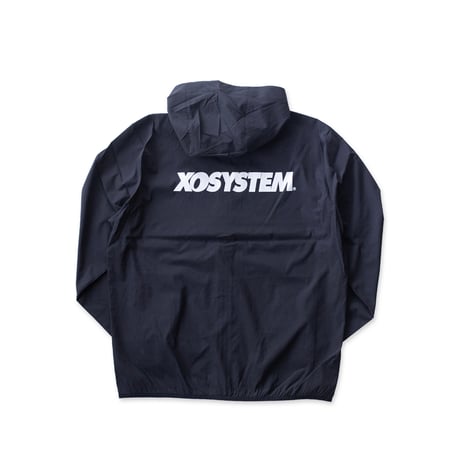 XOSYSTEM｜XO OG LOGO ZIP HOODIE / BLACK