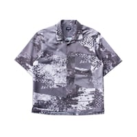 XOSYSTEM｜XO OPEN COLLAR SHIRT / DENPA PHANTOM CAMO GRAY SCALE