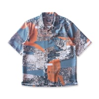 XOSYSTEM｜XO OPEN COLLAR SHIRT / DENPA PHANTOM LEAF
