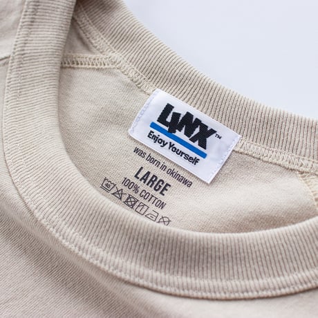 LINX｜LINX ENJOY YOURSELF RAGLAN TEE｜STONE