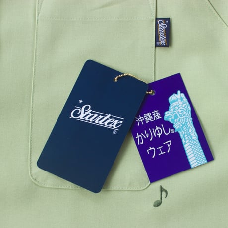 ST-268｜STARTEX｜MEN'S KARIYUSHI WEAR｜YTA-RAGLAN-/LIGHT GREEN