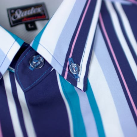 ST-272｜STARTEX｜MEN'S KARIYUSHI WEAR｜DELUXE MULTI STRIPE -SLIM-/ NAVY