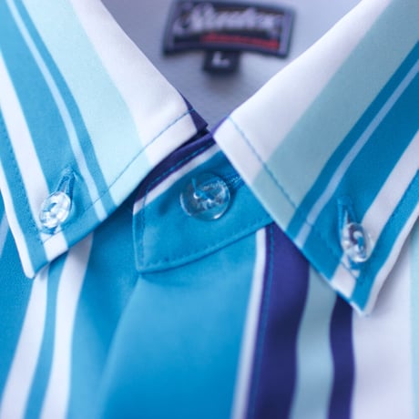 ST-272｜STARTEX｜MEN'S KARIYUSHI WEAR｜DELUXE MULTI STRIPE -SLIM-/ EMERALD