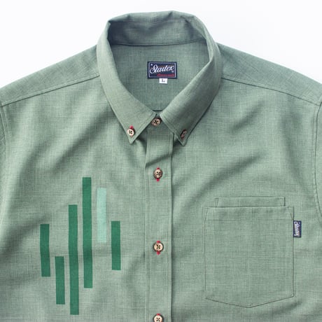 ST-286｜STARTEX｜MEN'S KARIYUSHI WEAR｜YJF V2 -SLIM- / KHAKI GREEN