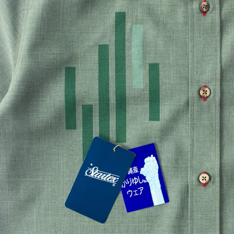 ST-286｜STARTEX｜MEN'S KARIYUSHI WEAR｜YJF V2 -SLIM- / KHAKI GREEN