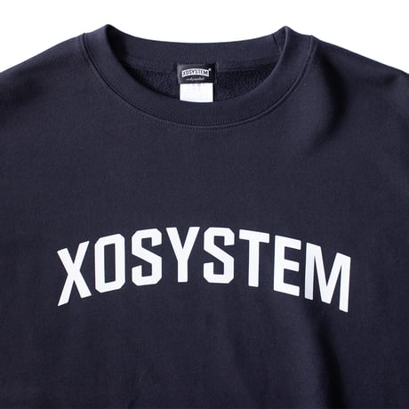 XOSYSTEM｜XO ARCH LOGO 10.0oz SWEAT / RELAX FIT