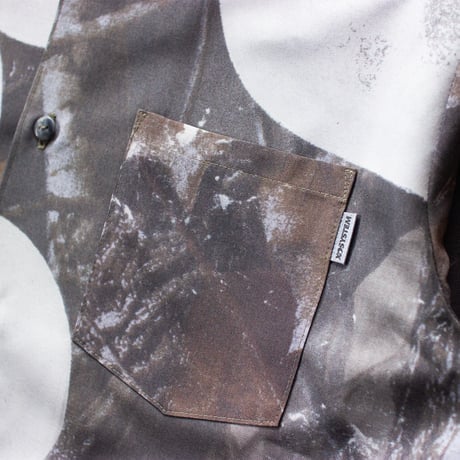 XOSYSTEM｜XO OPEN COLLAR SHIRT / DENPA REAL TREE