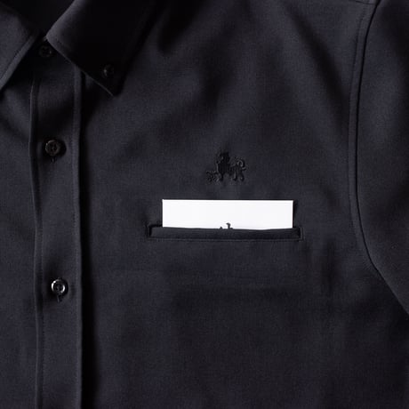 ST-230｜STARTEX｜MEN'S KARIYUSHI WEAR｜FORMAL BLACK SHIRT-SLIM- /BLACK