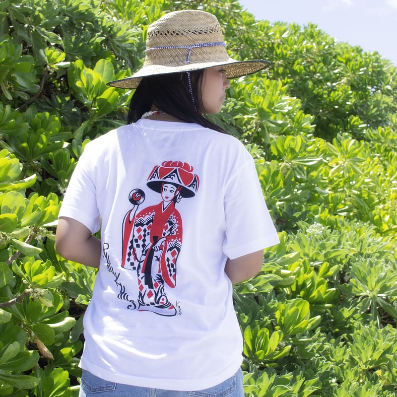 LINX｜LINX × Kads MIIDA-HANAGASA L/S TEE / WHITE