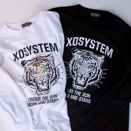 XOSYSTEM｜XO MD TIGER F/B TEE ｜WHITE