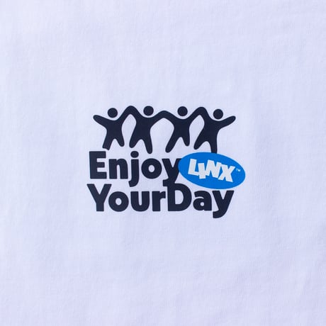 LINX｜LINX LOGO L/S TEE｜WHITE