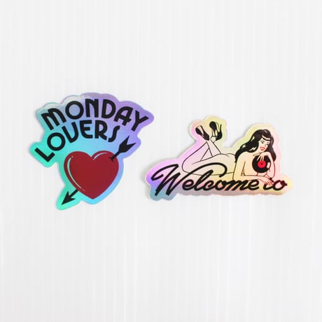 LINX｜LINX MONDAY LOVERS STICKER SET / HEART and ARROW & Welcome to