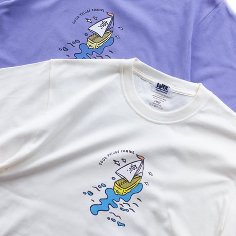 LINX｜LINX × MODAN -GOOD THINGS COMING- TEE / DUSTY BLUE