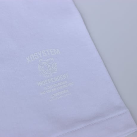 XOSYSTEM｜XO MD TIGER F/B TEE ｜WHITE