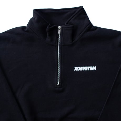 XOSYSTEM｜XO OG LOGO HALF ZIP SWEAT