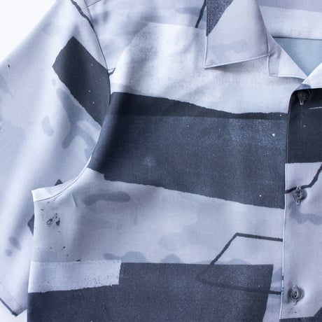 XOSYSTEM｜XO OPEN COLLAR SHIRT / DENPA ALPINE No.1(KUJIRA)