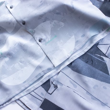 XOSYSTEM｜XO OPEN COLLAR SHIRT / DENPA ALPINE No.1(KUJIRA)