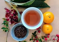冬の畑の五馳走茶（ごちそうちゃ）
