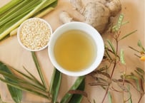 秋の畑の五馳走茶（ごちそうちゃ）