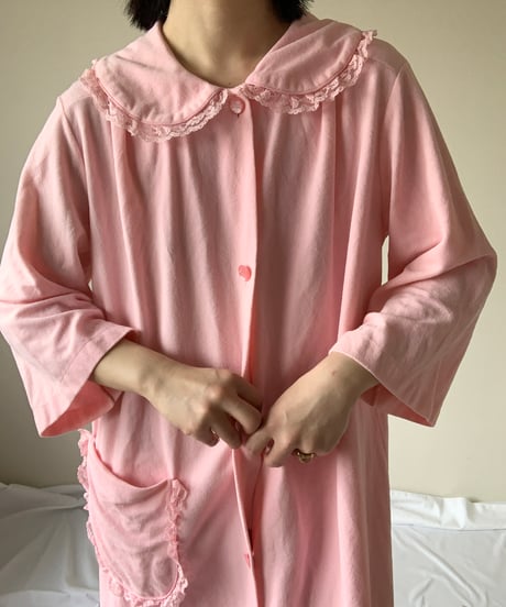60s-70s Pale pink maxi dress