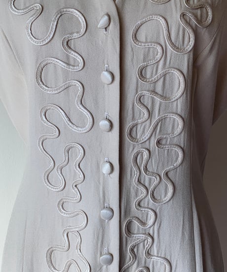 "80s" Embroidery Design Maxi Dress