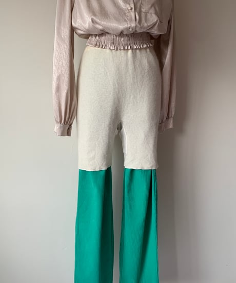 Angora knit shorts