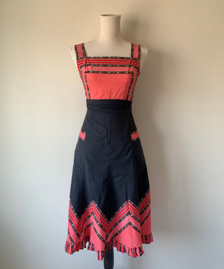 German folk motifs dress